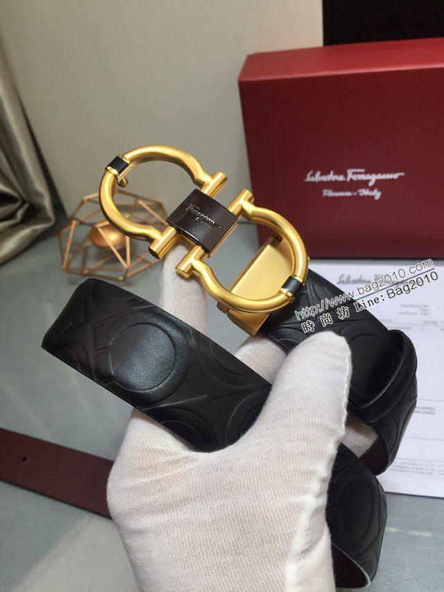 菲拉格慕男士皮帶 Ferragamo雙面牛皮腰帶  jjp2168